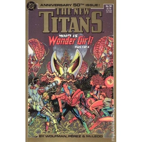 New Teen Titans 1984 2nd Series Nro 50