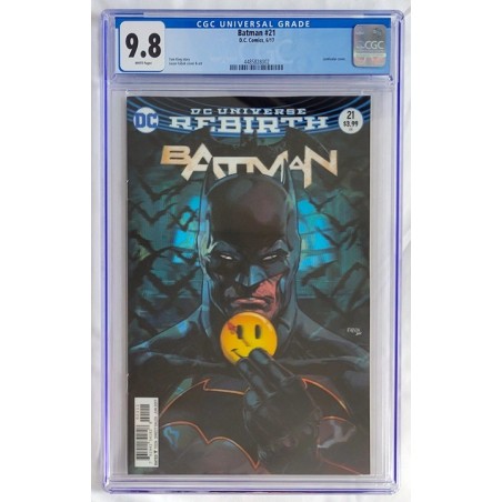 Batman 21 Jason Fabok Lenticular Variant (2017) CGC 9.8 White Pages