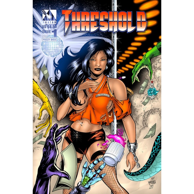 Threshold 1 Fuzzy Dice Cover