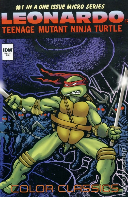 Teenage Mutant Ninja Turtles Color Classics Micro Series (2012) Leonardo 1
