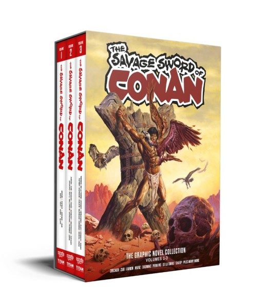 The Savage Sword of Conan (2024) Vol. 1-3 (Slipcase) - Jusko Cover - Preventa