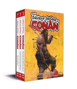 The Savage Sword of Conan (2024) Vol. 1-3 (Slipcase) - Zaffino Cover - Preventa