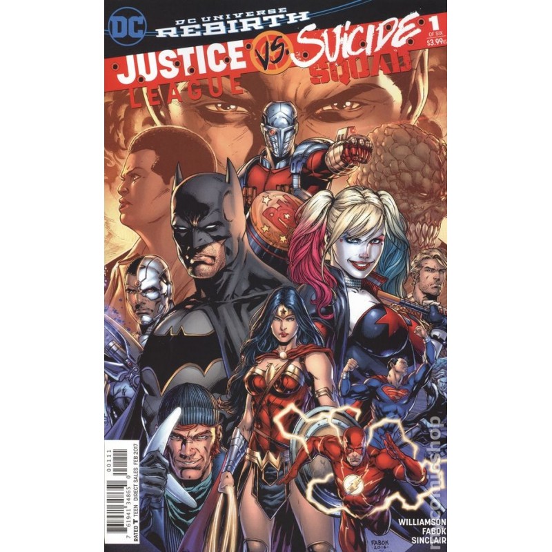 Justice League vs. Suicide Squad (2016 DC) #1A
