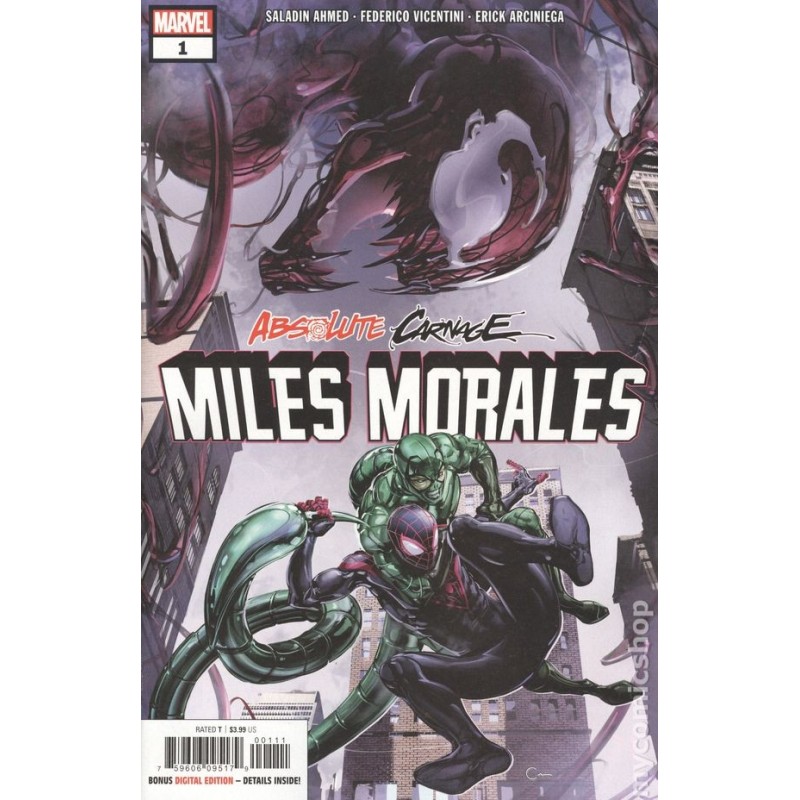 Absolute Carnage Miles Morales (2019 Marvel) #1A