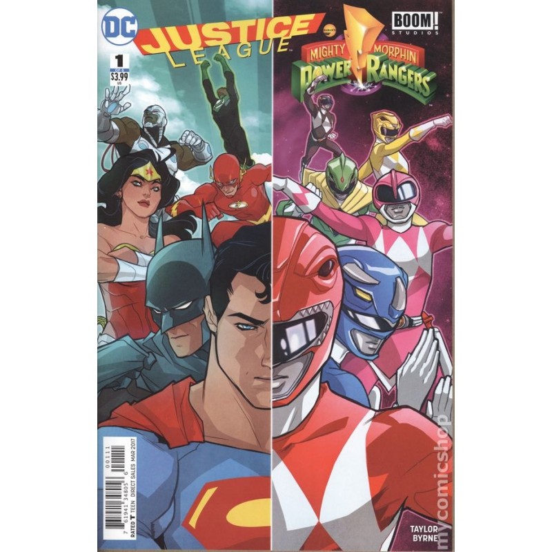 Justice League Power Rangers (2016) #1A