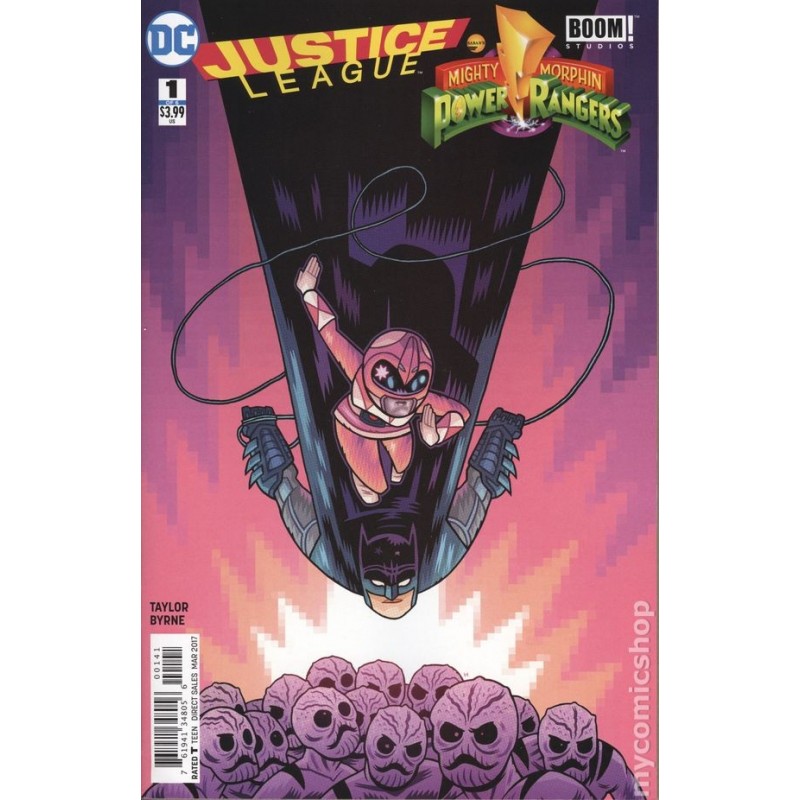 Justice League Power Rangers (2016) #1B