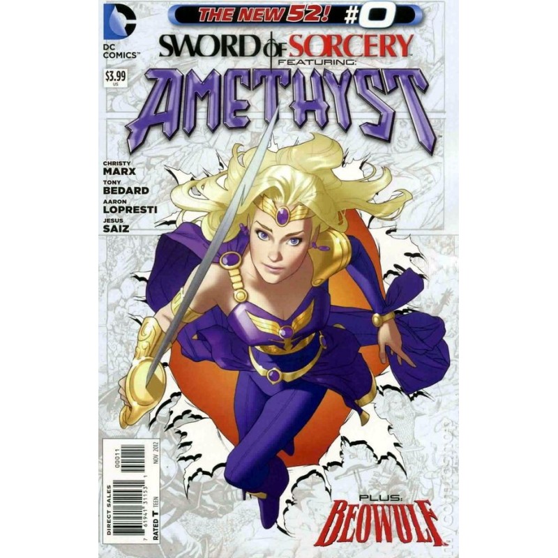Sword of Sorcery featuring Amethyst 2012 DC Nro 0 a 5 COMPLETA
