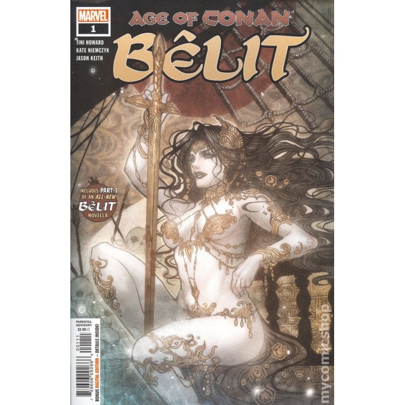 Age of Conan Belit 2019 Marvel Nro 1 al 5 Variant A