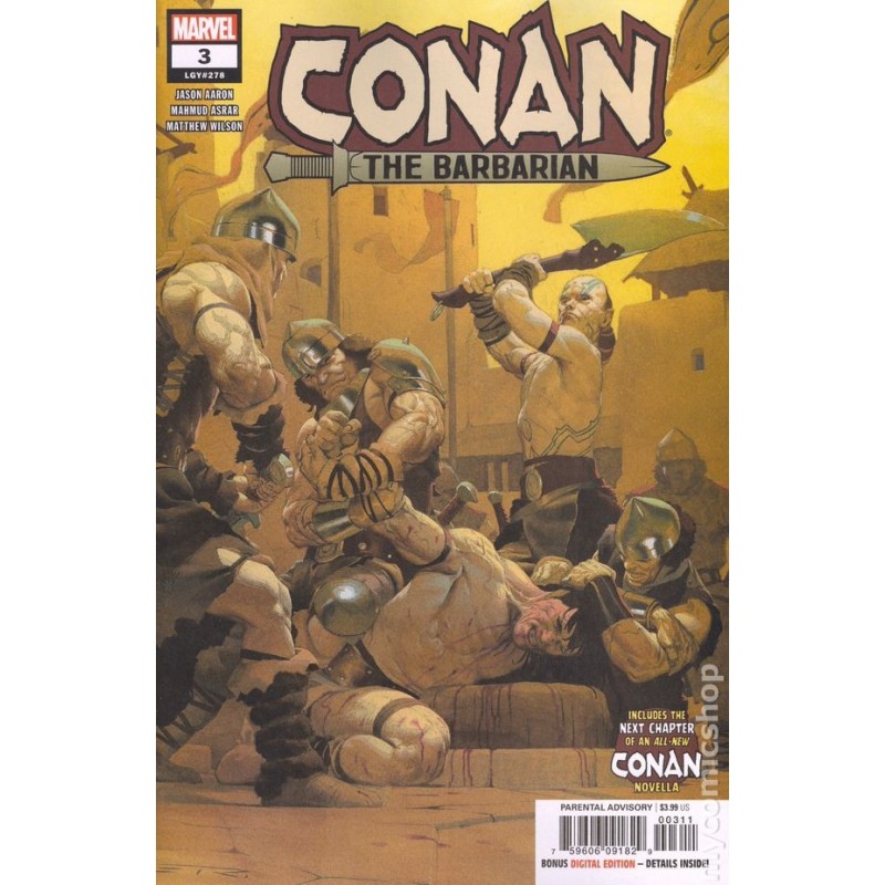 Conan the Barbarian 2019 Marvel Nro 3A