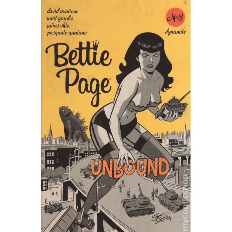 Bettie Page Unbound 2019 Dynamite Nro 8B