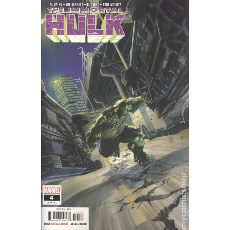 Immortal Hulk 2018 Marvel Nro 4A