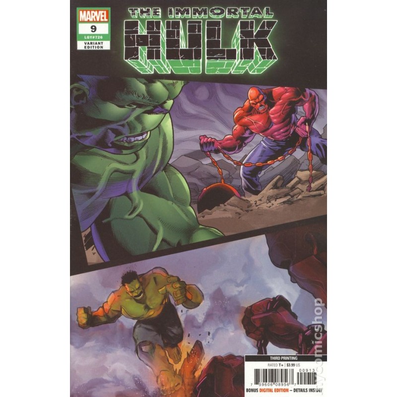 Immortal Hulk 2018 Marvel Nro 9D