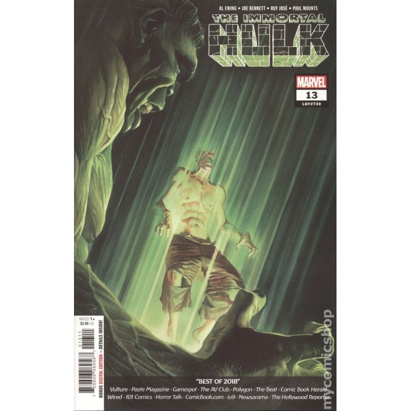 Immortal Hulk 2018 Marvel Nro 13A