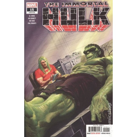 Immortal Hulk 2018 Marvel Nro 15A