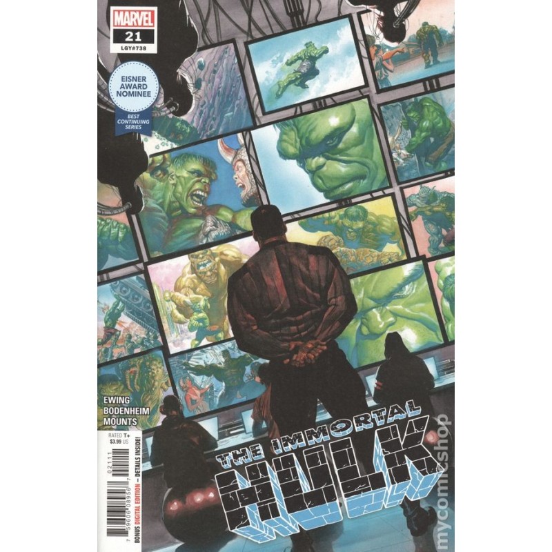 Immortal Hulk 2018 Marvel Nro 21A