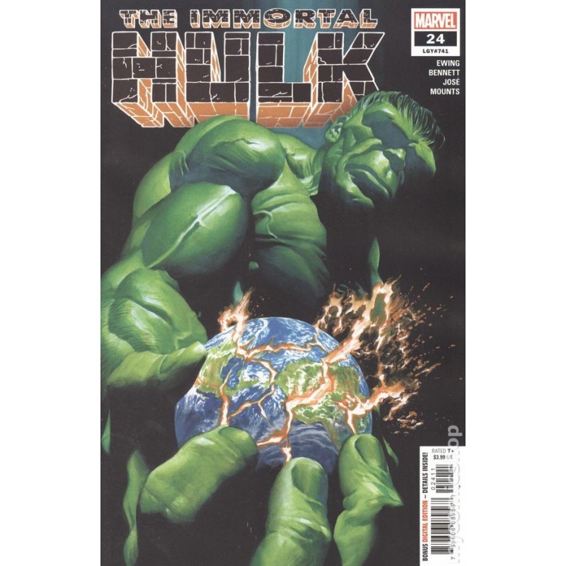 Immortal Hulk 2018 Marvel Nro 24A
