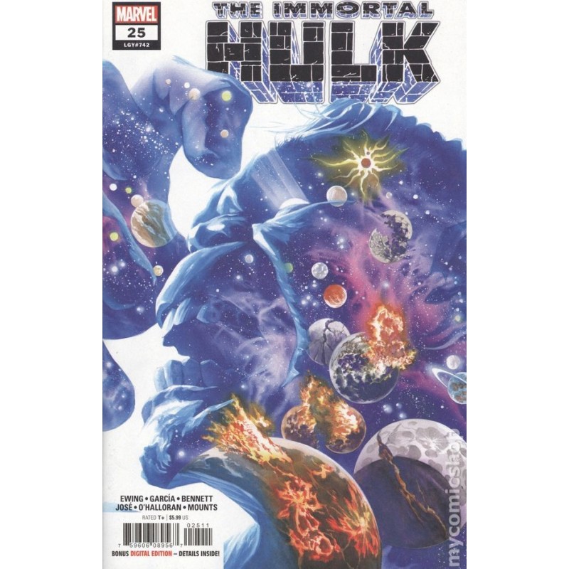 Immortal Hulk 2018 Marvel Nro 25A