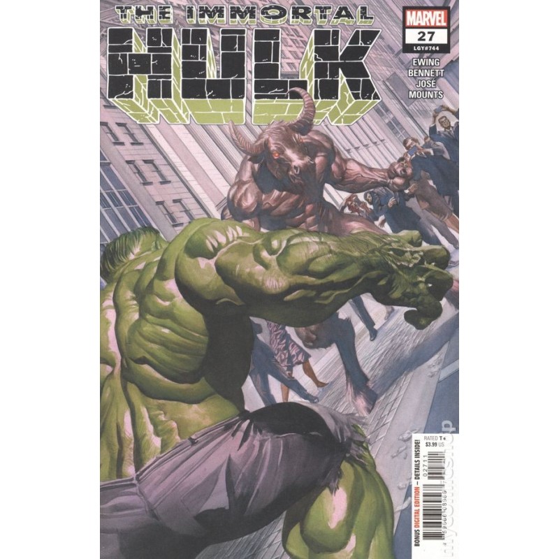 Immortal Hulk 2018 Marvel Nro 27A