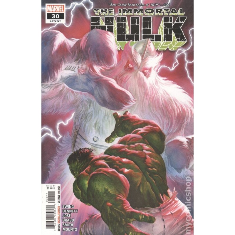 Immortal Hulk 2018 Marvel Nro 30A
