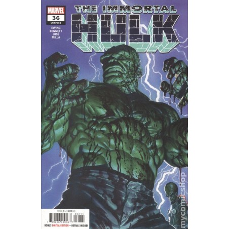 Immortal Hulk 2018 Marvel Nro 36A