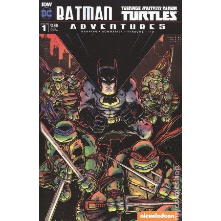 Batman Teenage Mutant Ninja Turtles Adventures 2016 IDW Nro 1SUB.B