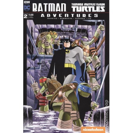 Batman Teenage Mutant Ninja Turtles Adventures 2016 IDW Nro 2SUB.A