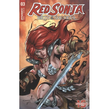 Red Sonja Birth of the She Devil 2019 Dynamite Nro 3B