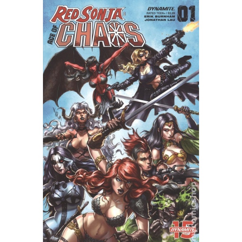 Red Sonja Age of Chaos 2020 Dynamite Nro 1B