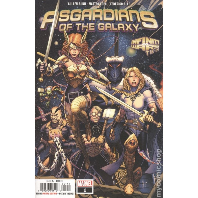 Asgardians of the Galaxy 2018 Marvel Nro 1 al 10 Variant A