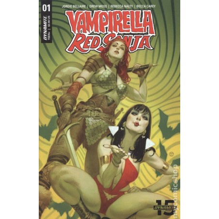 Vampirella Red Sonja 2019 Dynamite Nro 1B
