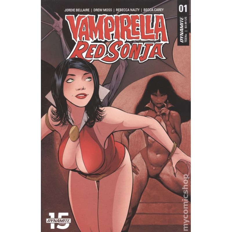Vampirella Red Sonja 2019 Dynamite Nro 1E
