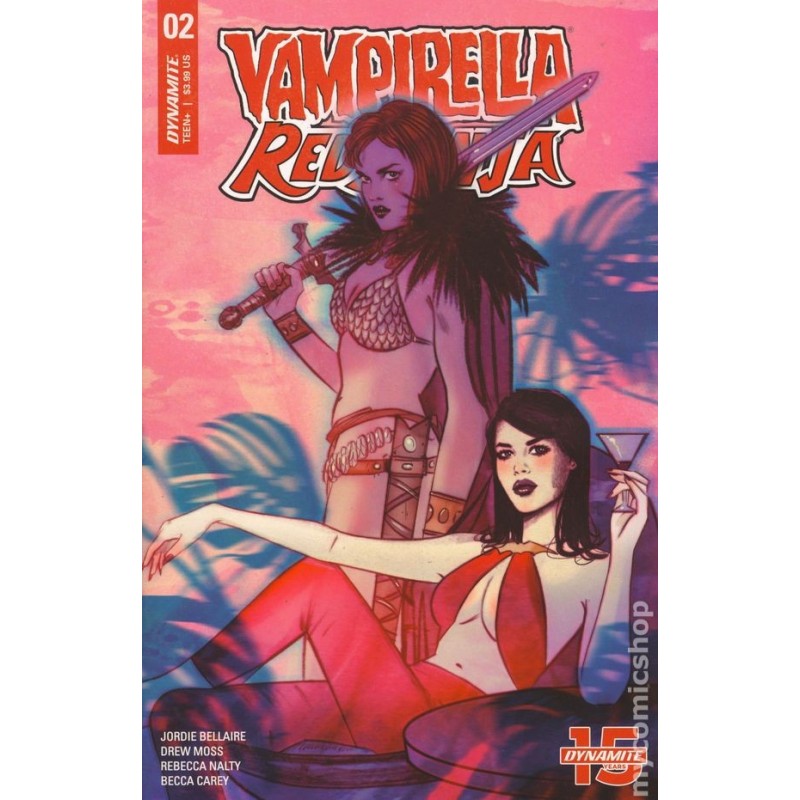 Vampirella Red Sonja 2019 Dynamite Nro 2A