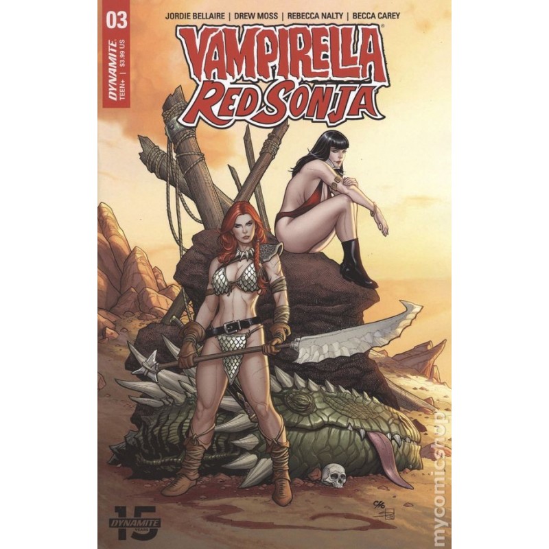 Vampirella Red Sonja 2019 Dynamite Nro 3A