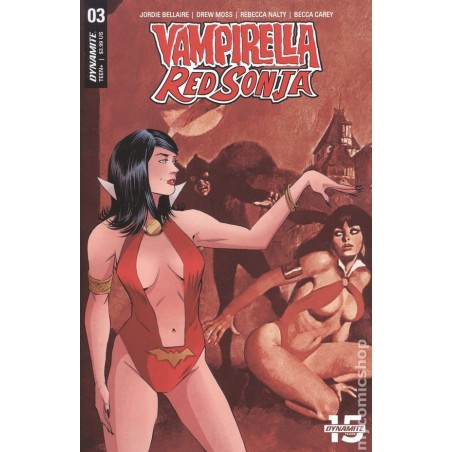 Vampirella Red Sonja 2019 Dynamite Nro 3E