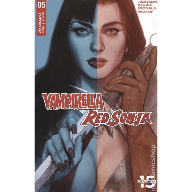 Vampirella Red Sonja 2019 Dynamite Nro 5C