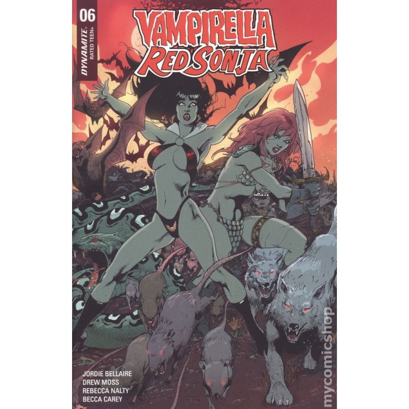 Vampirella Red Sonja 2019 Dynamite Nro 6K