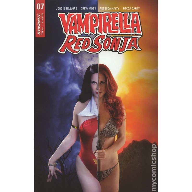 Vampirella Red Sonja 2019 Dynamite Nro 7D