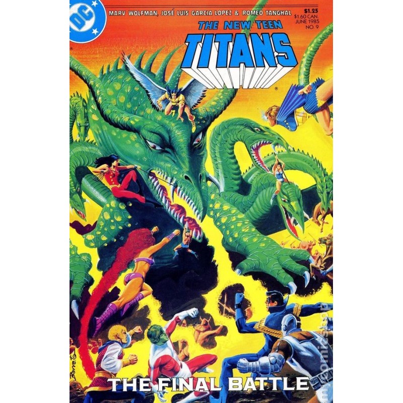 New Teen Titans  1984 2nd Series  Nro 9