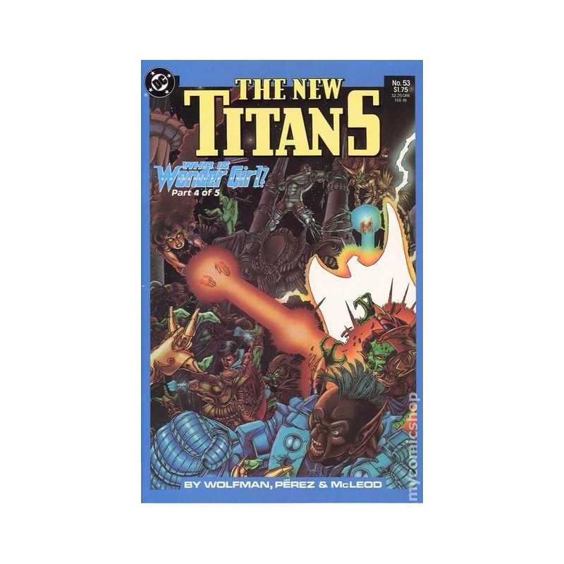 New Teen Titans  1984 2nd Series  Nro 53