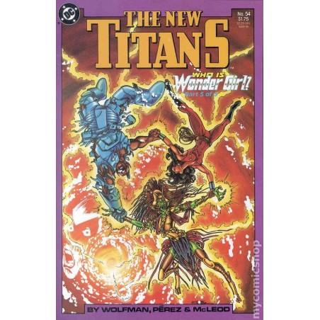 New Teen Titans  1984 2nd Series  Nro 54