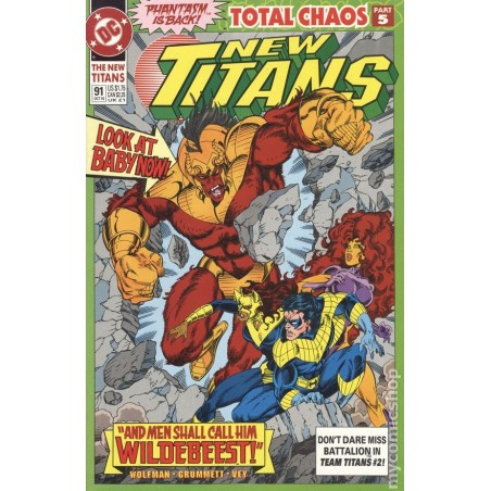 New Teen Titans  1984 2nd Series  Nro 91