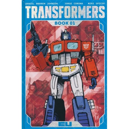Transformers Deluxe HC Book 01 Johnson & Spicer Autobot CVR