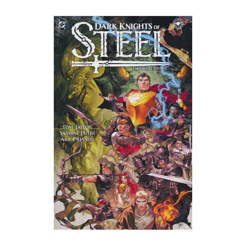 DARK KNIGHTS OF STEEL THE DELUXE EDITION HC BOOK MARKET YASMINE PUTRI