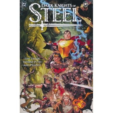 DARK KNIGHTS OF STEEL THE DELUXE EDITION HC BOOK MARKET YASMINE PUTRI