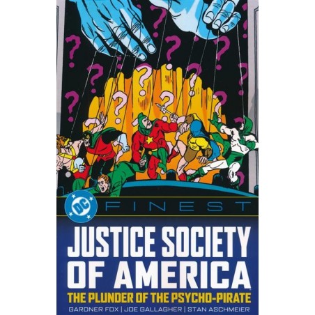 DC Finest Justice Society of America the Plunder of the Psycho-Pirate TP