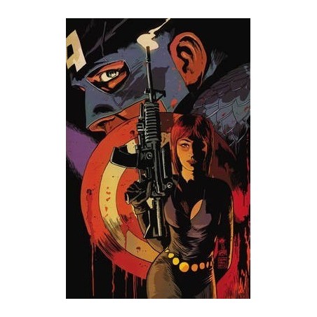 Captain America And Black Widow