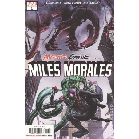 Absolute Carnage Miles Morales (2019 Marvel) 1A