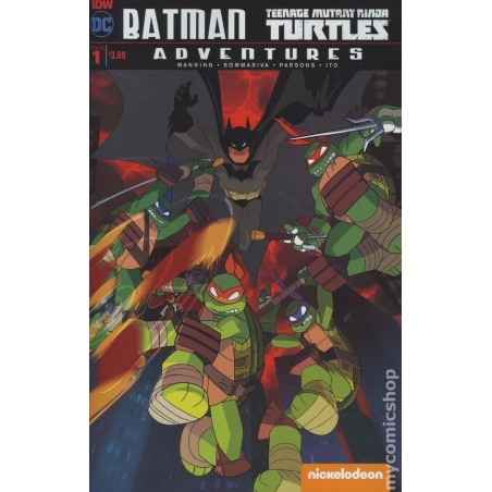 Batman Teenage Mutant Ninja Turtles Adventures 2016 IDW Nro 1B