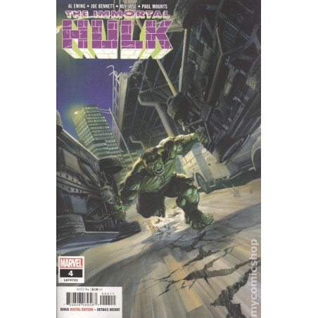Immortal Hulk 2018 Marvel Nro 4A