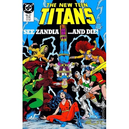 New Teen Titans 1984 2nd Series Nro 27
